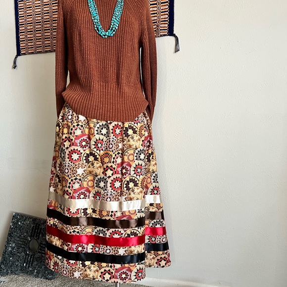 Handmade Dresses & Skirts - Colorful Traditional Basket Ribbon Skirt